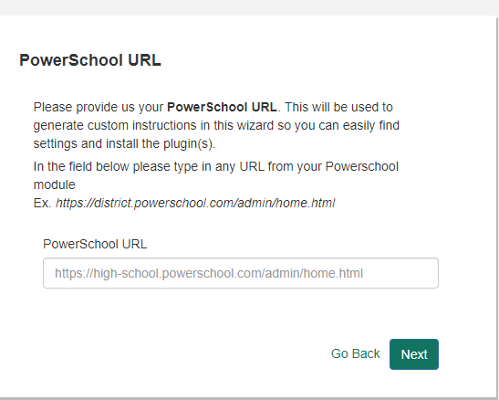 PowerSchool URL